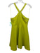 Likely Size 8 Chartreuse Green Polyester Blend Sleeveless Halter Neck Dress Chartreuse Green / 8