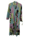 Sundara Size S White & Multi Maxi Long Sleeve gingham Buttons Dress White & Multi / S
