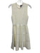 Lela Rose Size XS White & yellow Viscose Blend Yellow embroidered dots Dress White & yellow / XS