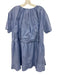 COS Size 6 Blue Lyocell blend Short Sleeve Keyhole Front Gathered Neck Dress Blue / 6