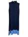Jude Connally Size S Mixed Blues No Fabric Tag Sleeveless Ruffle Collar Dress Mixed Blues / S