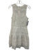 Parker Size S White Polyester Sleeveless Lace Overlay Back Zip Dress White / S