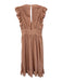 Robert Rodriguez Size 8 Blush Pink Cotton Blend Eyelet Sleeveless V Neck Dress Blush Pink / 8