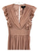Robert Rodriguez Size 8 Blush Pink Cotton Blend Eyelet Sleeveless V Neck Dress Blush Pink / 8