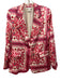 House of Harlow 1960 Size XS Pink, Red, Blue Polyester Shoulder Pad Jacket Pink, Red, Blue / XS