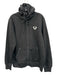 True Religion NWT Size L Black & White Cotton Solid Hoodie Men's Jacket Black & White / L