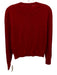 Polo Ralph Lauren Size S Red Wool Knit Embroidered Logo Ribbed Hem Sweater Red / S