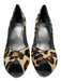 Stuart Weitzman Shoe Size 7 Beige, Black, Brown Pony Hair Peep Toe Pumps Beige, Black, Brown / 7
