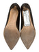 Theory Shoe Size 37 Dark Brown Leather Upper Suede Pointed Almond Toe Pumps Dark Brown / 37