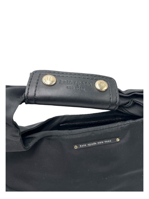 Kate Spade Black Nylon Handbag Tie Side Gold Hardware Bag Black / S