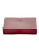 Kate Spade Pink & Red Leather Zip Wallets Pink & Red