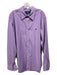 Ralph Lauren Size XL Purple Cotton Blend Solid Button Down Long Sleeve Shirt XL