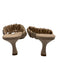 Seychelles Shoe Size 8.5 Beige Leather Upper Two Strap Scrunch Mule Sandals Beige / 8.5
