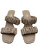 Seychelles Shoe Size 8.5 Beige Leather Upper Two Strap Scrunch Mule Sandals Beige / 8.5