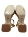 Larroude Shoe Size 8.5 Beige Raffia Woven Ankle Buckle Platform Sandals Beige / 8.5