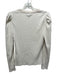 Veronica Beard Size M Beige Pima Cotton Rib Knit Button Detail V Neck Henley Top Beige / M