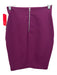 Likely Size 0 Purple Polyester Back Zip Skirt Purple / 0