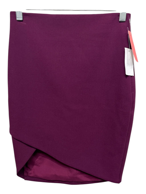 Likely Size 0 Purple Polyester Back Zip Skirt Purple / 0