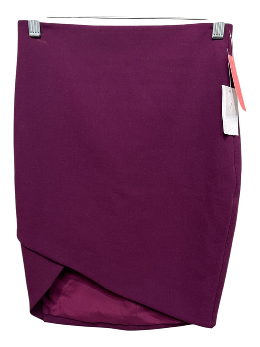 Likely Size 0 Purple Polyester Back Zip Skirt Purple / 0