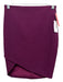 Likely Size 0 Purple Polyester Back Zip Skirt Purple / 0