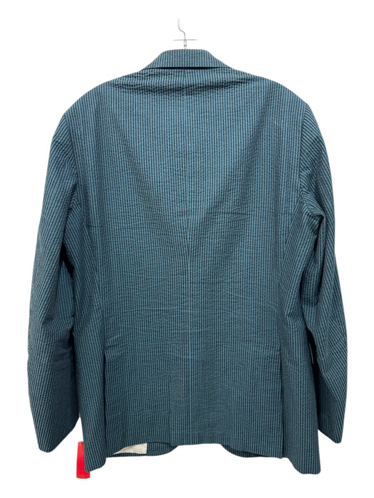 Sid Mashburn Green & Blue Cotton Striped 3 button Men's Blazer Green & Blue / 52R