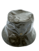 Eric Javits Olive Green PU Leather Water Repellant Wide Brim Bucket Hat Olive Green / Missing Size