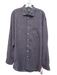 Sid Mashburn Size L Brown & Blue Linen Plaid Button Up Men's Long Sleeve Shirt Brown & Blue / L