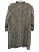Worth Size Small Black & White Cotton Blend Long Sleeve Abstract Stripe Coat Black & White / Small
