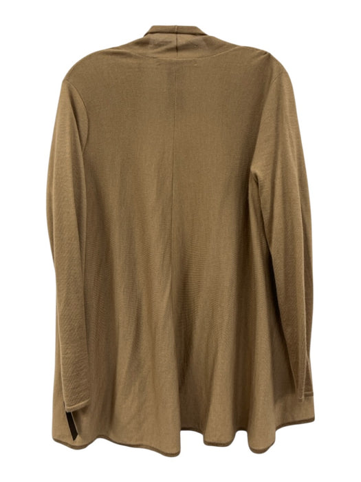 Ralph Lauren Size Medium Tan Brown Cashmere Blend Long Sleeve Knit Cardigan Tan Brown / Medium