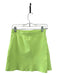 A.L.C. Size L Neon Green Rayon Blend Elastic Waist Mini Skirt Neon Green / L