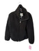 Avec Les Filles Size XS Black Polyester Faux Shearling Full ZIp Jacket Black / XS