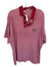 Cutter & Buck Size L Red & White Pima Cotton UGA Men's Polo L