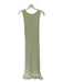 Reformation Size M Sage green Model Blend Sleeveless Ribbed Slit Maxi Dress Sage green / M