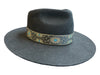 Lack of Color Black & Blue Wool Starburst Wide Brim Hat Black & Blue / S