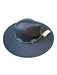 Black & Silver Polyester Felt Western Hat Black & Silver / ADJUSTABLE