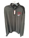 Champion Size 2XL Charcoal & Red Polyester Blend UGA Half Zip Athletic Jacket Charcoal & Red / 2XL