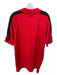 Starter Size M Red & Black Polyester UGA Athletic Men's Polo Red & Black / M