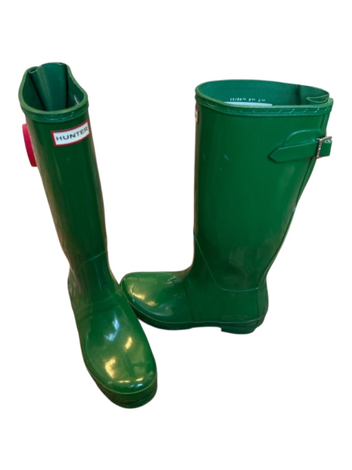 Hunter Shoe Size 9 Green Rubber Knee High Rainboots Green / 9