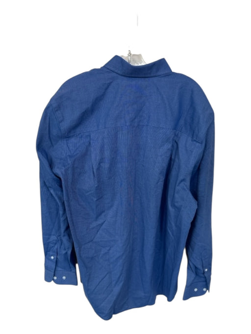 Cutter & Buck Size M Blue & Yellow Cotton Georgia Tech logo Button Down Shirt Blue & Yellow / M