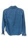 Lauren Ralph Lauren Size XS Med Light Wash Cotton Long Sleeve Chambray Top Med Light Wash / XS