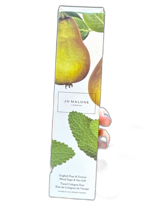 Jo Malone Green & White Glass Set of 2 Perfume Green & White