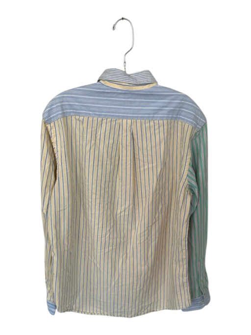 Ralph Lauren Size L Pastel Print Cotton Striped Button Down Men's Shirt Pastel Print / L