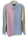 Ralph Lauren Size L Pastel Print Cotton Striped Button Down Men's Shirt Pastel Print / L