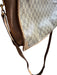 Gucci Taupe & Brown Coated Canvas Leather Guccissima Zip closure Bag Taupe & Brown / L