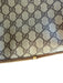 Gucci Taupe & Brown Coated Canvas Leather Guccissima Zip closure Bag Taupe & Brown / L