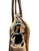 Gucci Taupe & Brown Coated Canvas Leather Guccissima Zip closure Bag Taupe & Brown / L