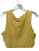 Joie Size M Yellow Linen & Rayon Sleeveless Buttons Top Yellow / M