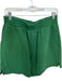 Reformation Size L Forest Green Organic Cotton Elastic Waist High Waist Shorts Forest Green / L