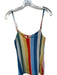 Reformation Size 4 Multi Viscose Spaghetti Strap Striped Dress Multi / 4