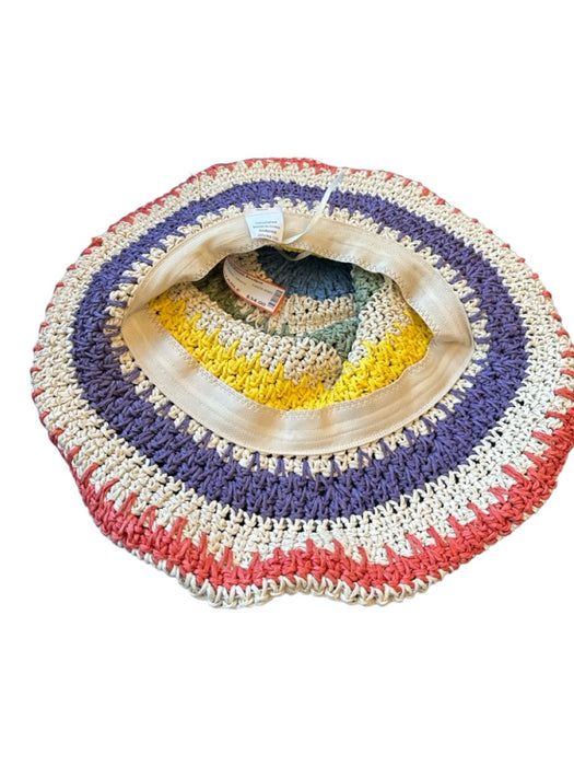 Tan & multi Paper Hat Tan & multi / ADJUSTABLE